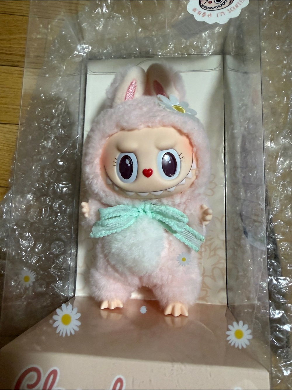Pop Mart/Pop Land Authentic Labubu Mokoko Close to Sweet Vinyl Plush Doll